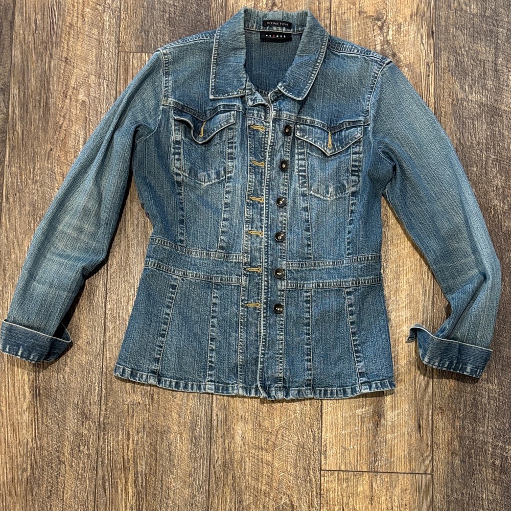 Axcess EUC Blue Denim Jean Jacket